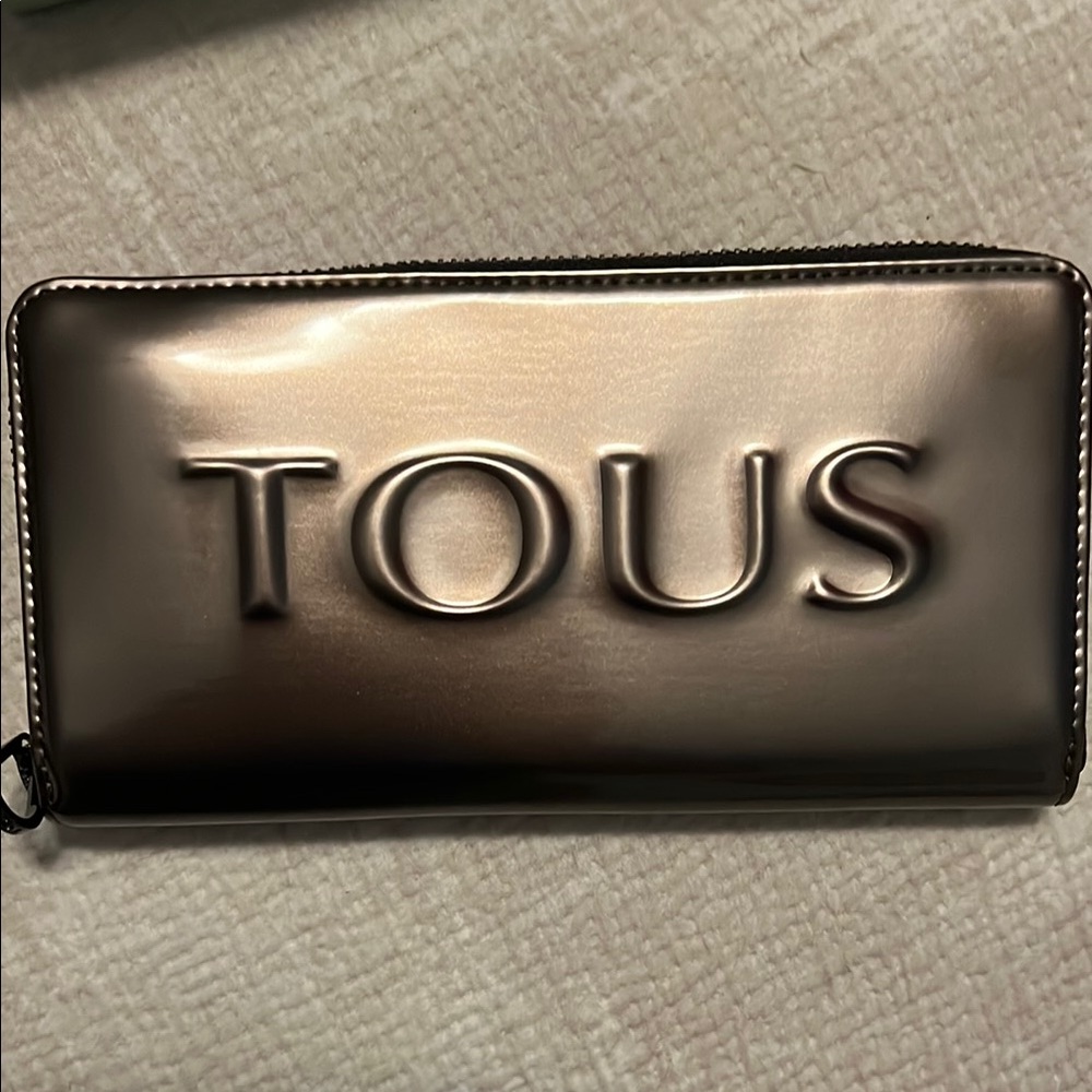 Tous Shiny Bronze Wallet